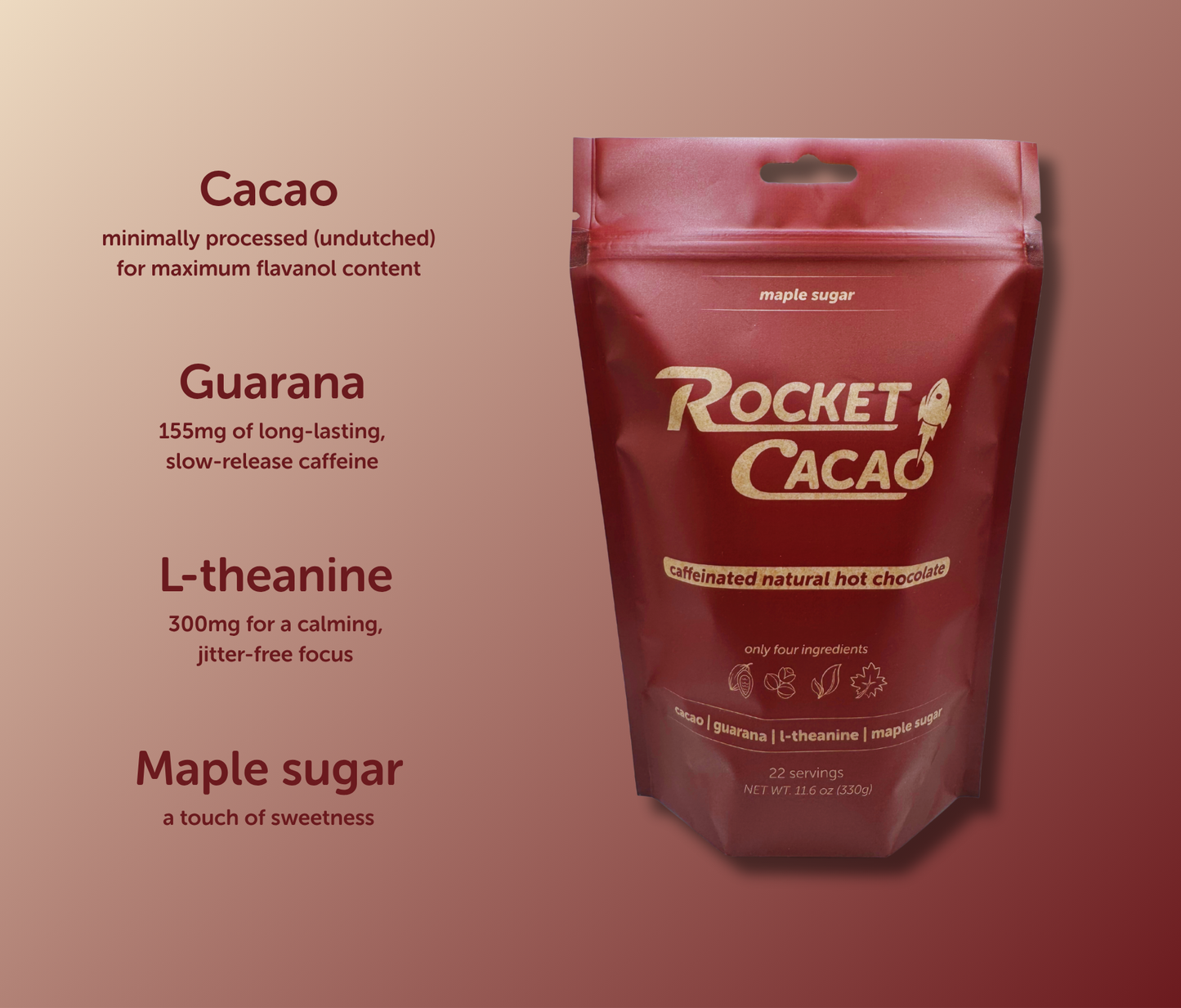 Rocket Cacao - Maple Sugar